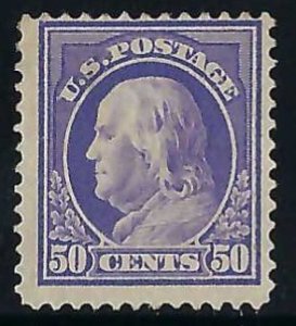 #422 Single, Hinged, with Cert.