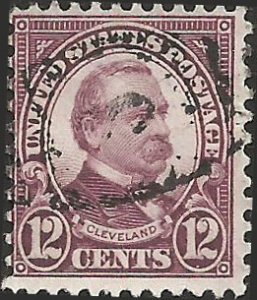 # 693 Used Brown Violet Grover Cleveland