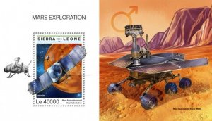 Sierra Leone - 2018 Mars Exploration - Stamp Souvenir Sheet SRL18609b