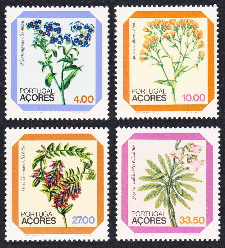 Azores Regional Flowers Second Issue 4v SG#429=437 SC#329-332