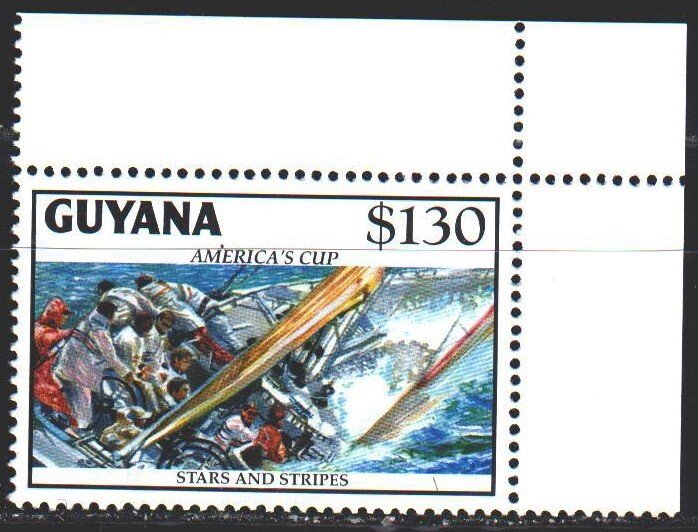 Guyana. 1992. 4007. Sailing. MNH.