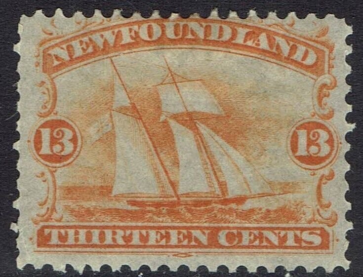 NEWFOUNDLAND 1865 SHIP 13C  