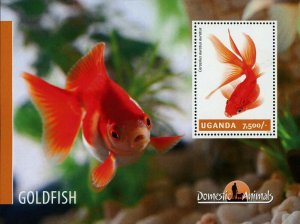 Goldfish Stamp Fish Carassius Auratus Auratus Souvenir Sheet MNH #3284 / Bl.463