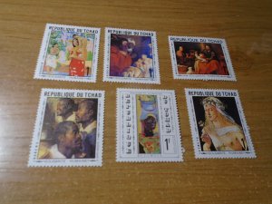 Chad  #  205-210  MNH