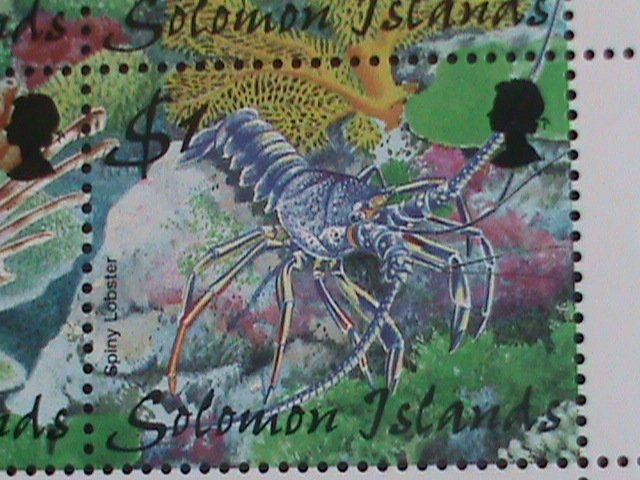 SOLOMON ISLAND -1999 SC#874 MARINE LIFE- PHILEXFRANCE'99 STAMP SHOW- S/S