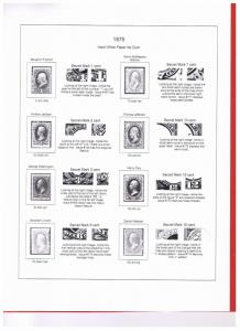 Stamp Paraprernaiia USA Volume l & ll  US black & White Stamp Album 1847-1969