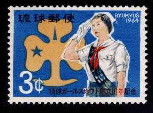 RYUKYU Scott 121 MNH** Girl Scout stamp 1964