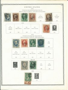 Scott Minuteman Stamp Album For United States Stamps With Stamps