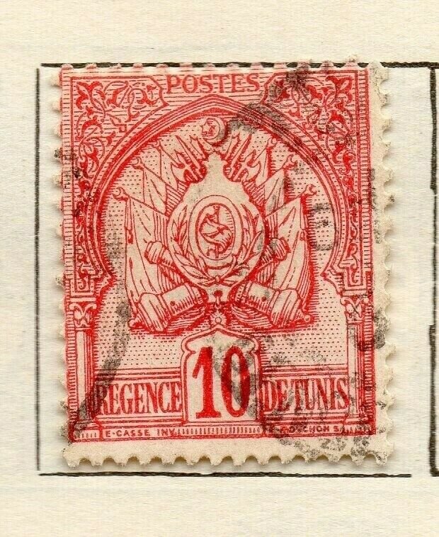 Tunis 1901 Early Issue Fine Used 10c. NW-114588