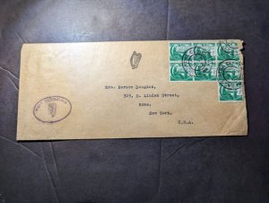 1952 Ireland Cover Baile Atha Cliath Dublin to Rome NY USA