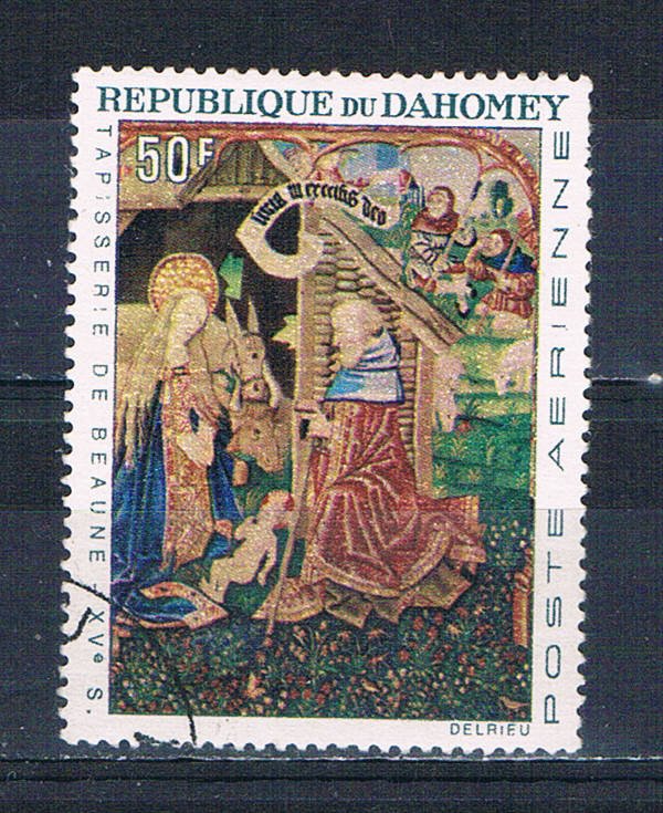 Dahomey C46 Used Nativity 1966 (HV0152)