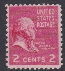 806 John Adams MNH