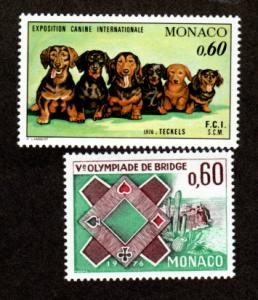 Monaco # 1017-1018 Mint!