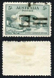 Australia SG143 5/- Sidney Harbour Bridge POSTALLY USED RARE