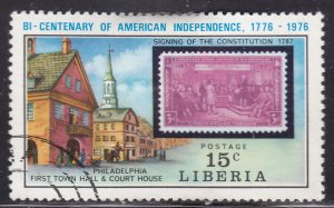 Liberia 705 American Revolution Bicentennial 1975