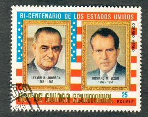 Equatorial Guinea American Presidents used CTO single