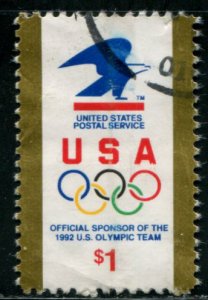 2539 US $1 Olympics, used