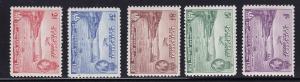 Papua C5 - C9 set VF original gum mint never hinged cv $ 65 ! see pic !