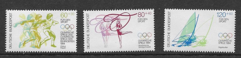 Germany B620-22  1984 set 3  VF NH