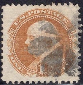 US Stamp Scott #112 1c 1869 Pictorial Used SCV $130