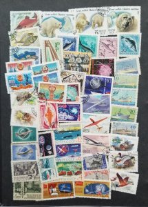 RUSSIA USSR CCCP Used CTO Stamp Lot Collection T5774