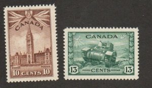 Canada 257-258 Mint never hinged