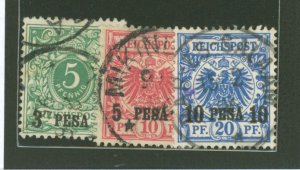 German East Africa #2-4  Multiple