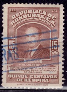 Honduras, 1949, Airmail, Vice President Julio Lozano, 15c, sc#C174, used*