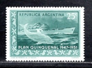 ARGENTINA SC# 596 FVF/MNH