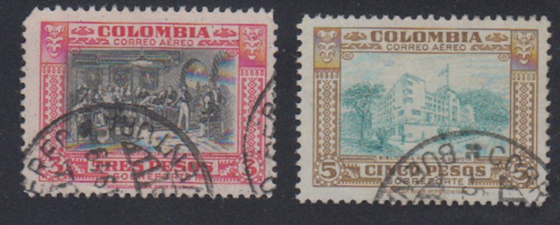 Colombia - 1948 - SC C162-63 - Used - High values