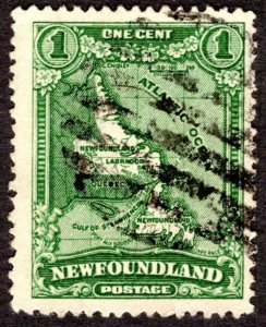 1929, Newfoundland 1c, Used, Sc 163