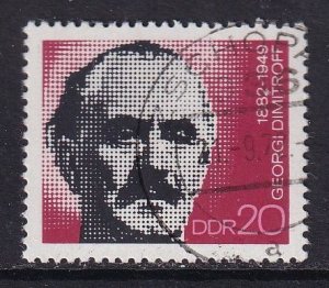 German Democratic Republic   DDR   #1396  used 1972  Dimitrov