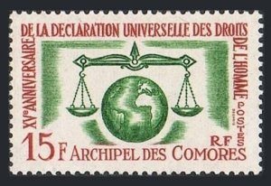 Comoro Isls 56,MNH.Michel 54. Human Rights 1963.