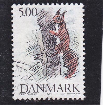 Denmark  Scott#  1014  Used
