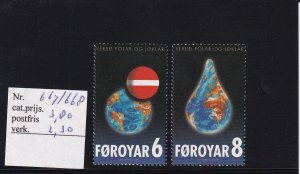 SA03 Faroe Islands 2009 Global Warming mint stamps