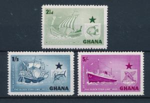 [47802] Ghana 1957 Marine life Fish Ships MNH