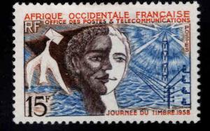 French West Africa Scott 76 MH* FOA stamp