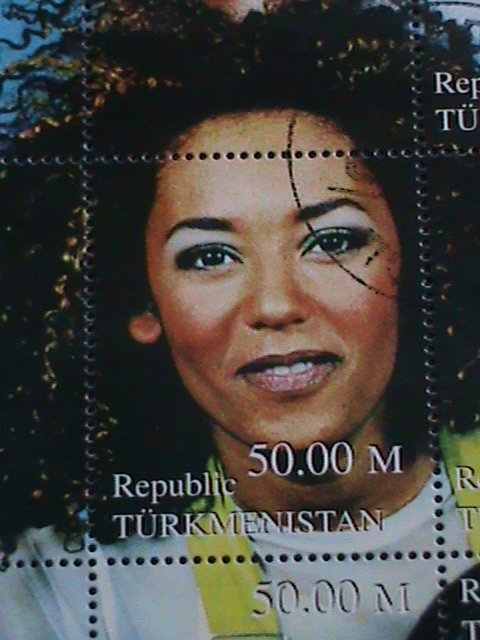 ​TURKMENISTAN SPICE GIRLS CTO -MNH SHEET. VERY RARE