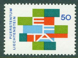 LIECHTENSTEIN Scott 425 MNH**  EFTA 1967 stamp