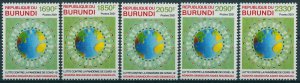 Burundi 2021 MNH Medical Stamps Corona Pandemic 5v Set