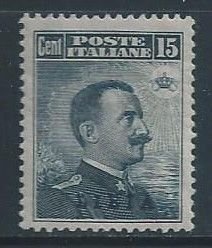 Libya #16 NH 15c Italian Emmanuel III Issue Ovptd. Libia