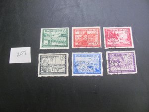 Germany  1941 USED SC B151A-158A SET  XF 32 EUROS  (207)