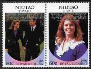 Tuvalu - Niutao 1986 Royal Wedding (Andrew & Fergie) ...