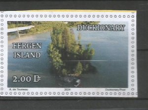 DUCKIONARY POST - 2024 - Fergen Island - Perf Single Stamp - Mint Never Hinged