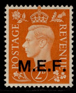 BRITISH OC OF ITALIAN COLONIES GVI SG M2, 2d orange, M MINT.