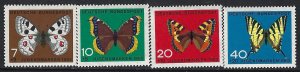 Germany B380-83 MNH BUTTERFLIES R282-1