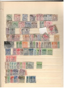 GERMANY COLLECTION ON STOCK SHEET MINT/USED