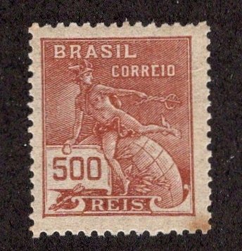 Brazil #230 500 Reis  Mint *Minor Fault* ~jm-1482