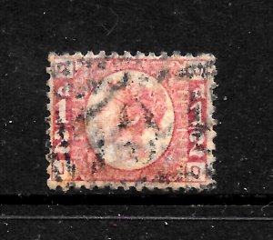 GB QV 1870, ½d BANTAM SG48 / SG49, Plate 5, Letters JD, Good Used