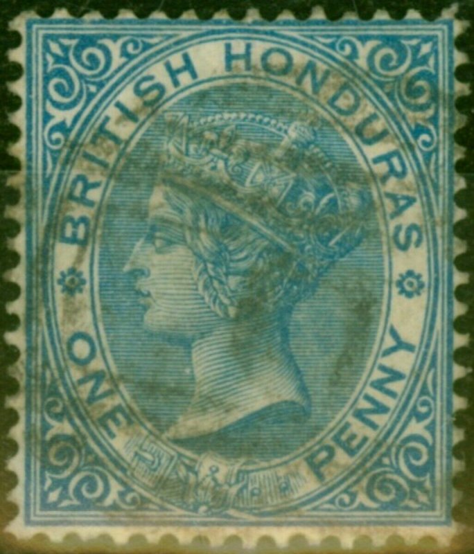 British Honduras 1884 1d Blue SG17 Good Used 